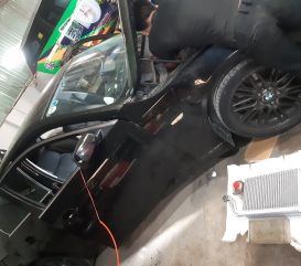 Sửa chữa xe BMW 530i - Thay dàn lạnh, lốc lạnh cho xe BMW 530